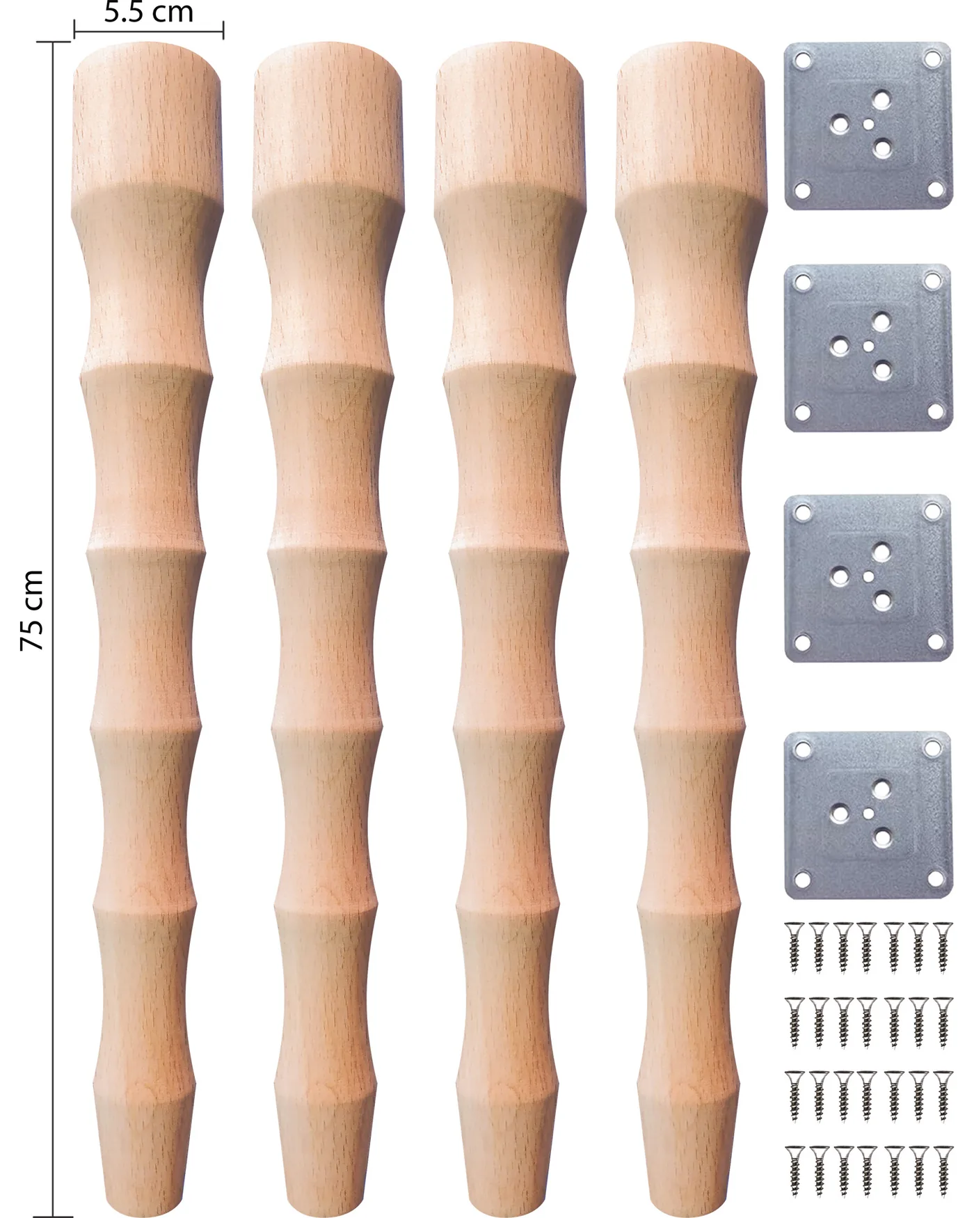 Masa ayağı 4'lü set -S-004