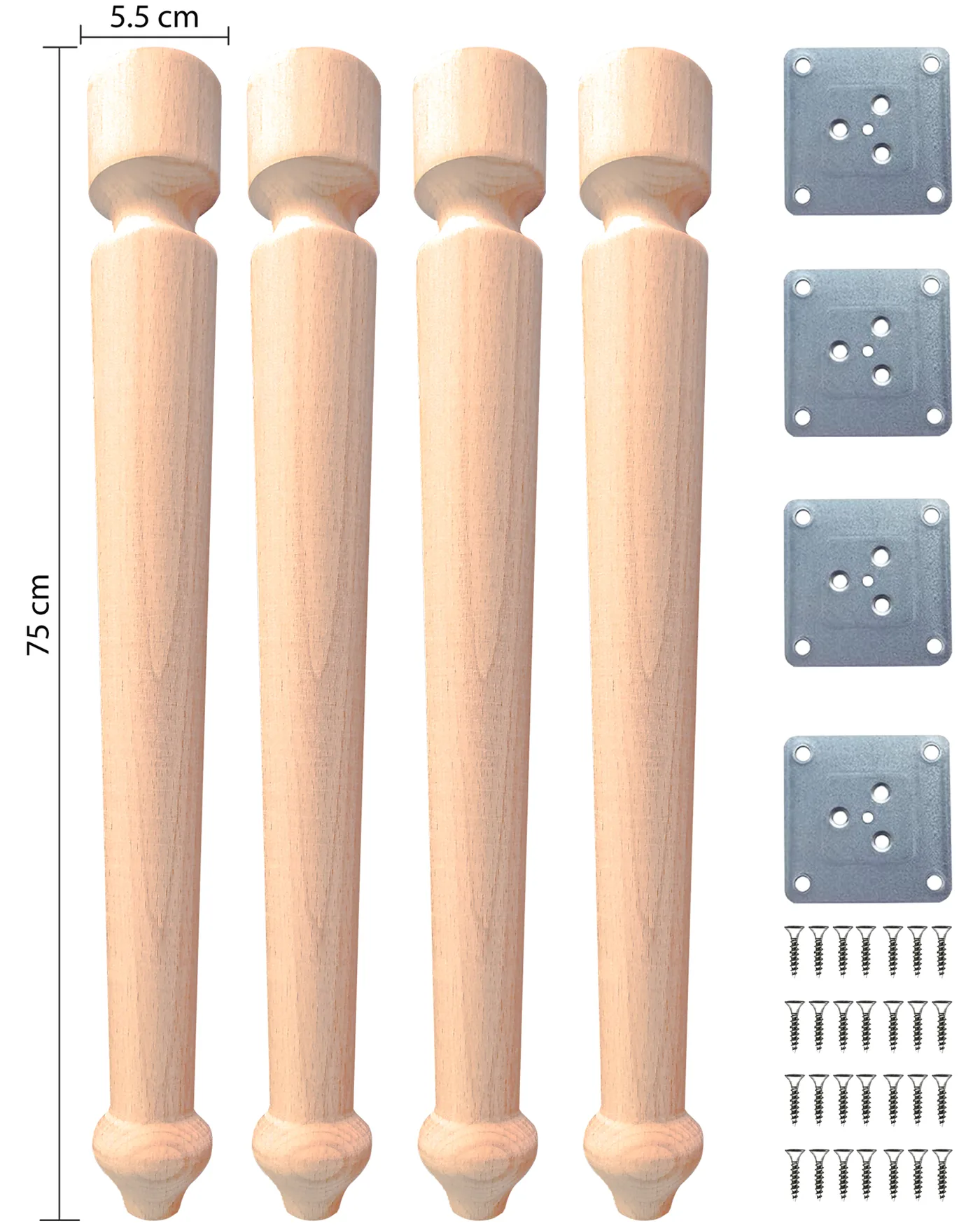 Masa ayağı 4'lü set -S-011