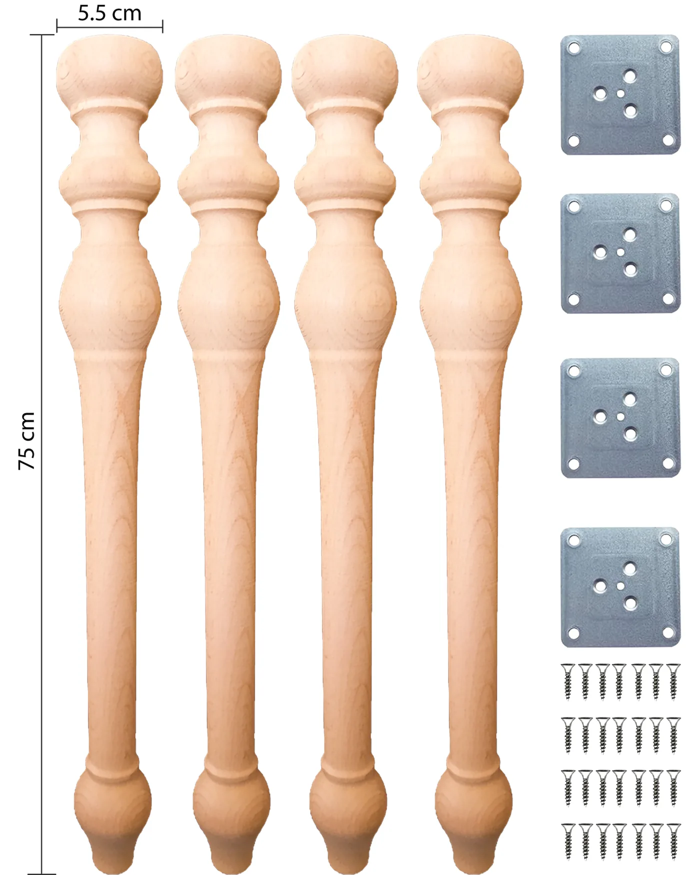 Masa ayağı 4'lü set -S-023
