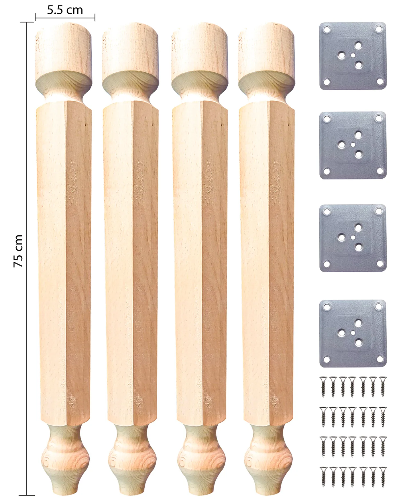 Masa ayağı 4'lü set -S-002