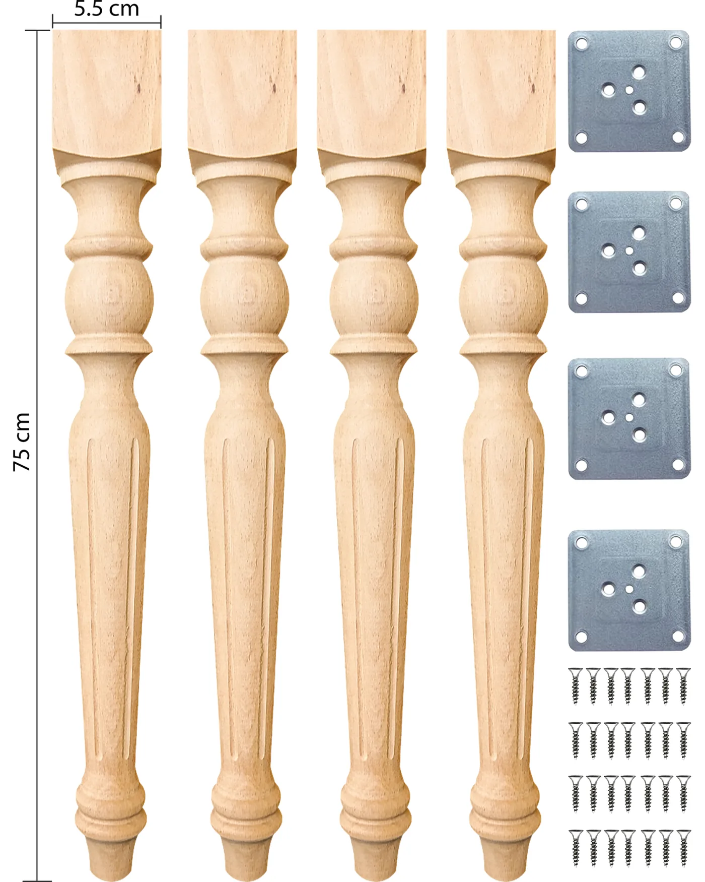 Masa ayağı 4'lü set -S-030F
