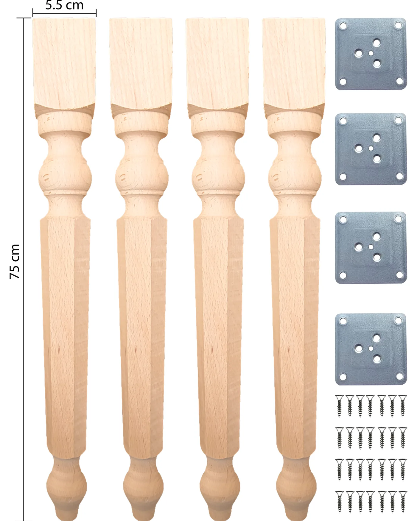 Masa ayağı 4'lü set -S-021