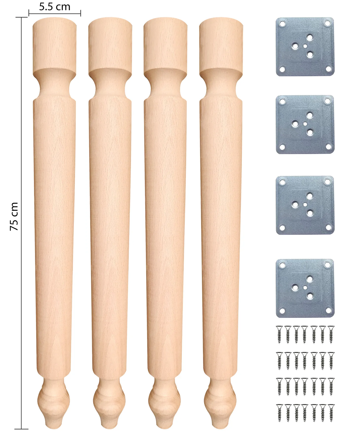 Masa ayağı 4'lü set -S-005